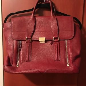 Authentic Red Used 3.1 Phillip Lim convertible bag